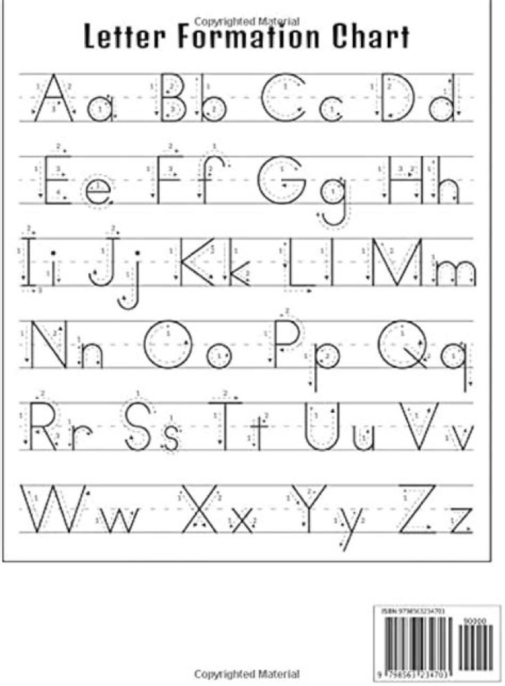 Can a 4 year old write the alphabet?