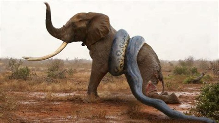 Can an anaconda swallow an elephant?