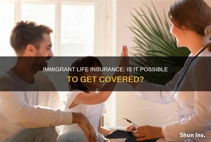 Can an immigrant get life insurance?
