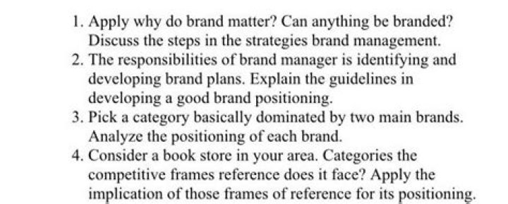 Can anything be branded discuss?