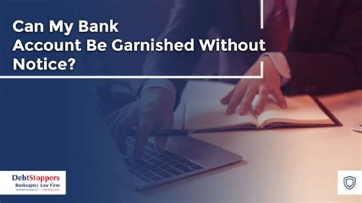 Can bank account be garnished for student loans?