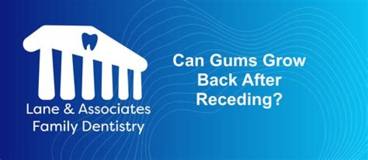 Can gums grow back up?