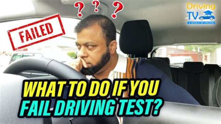 Can I fail my driving test for hesitation?