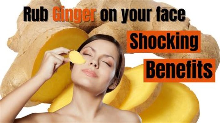 Can I put ground ginger on my face?