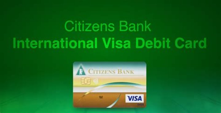 Can I use my citizens debit card internationally?