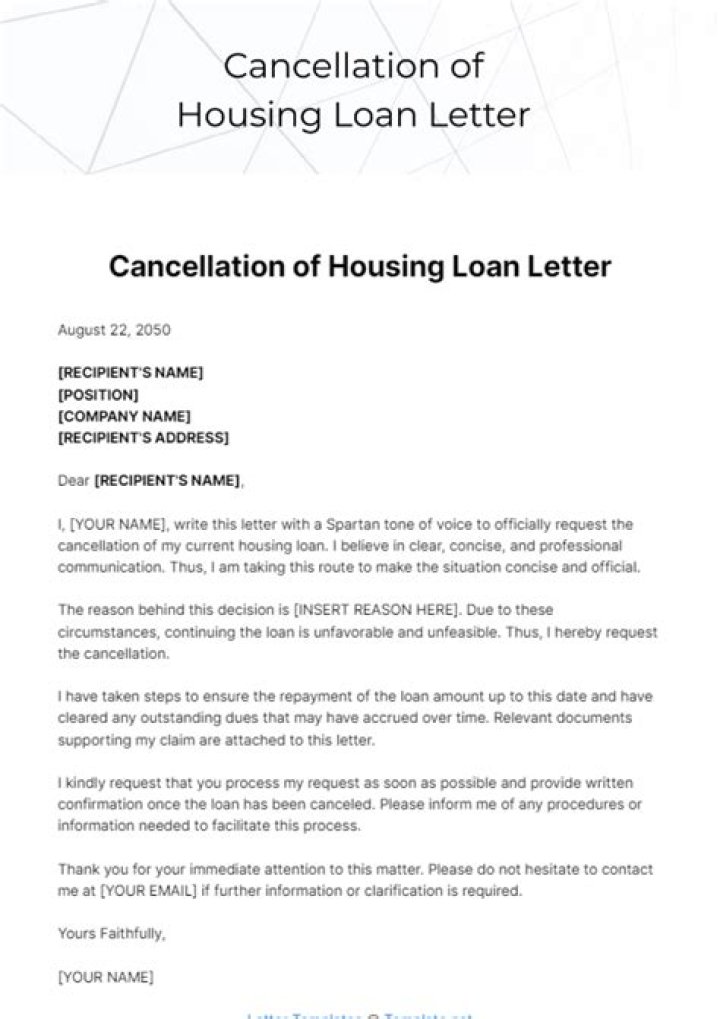 Can Lender cancel loan after funding?