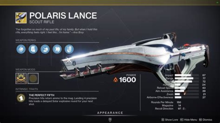 Can Polaris Lance create Warmind Cells?