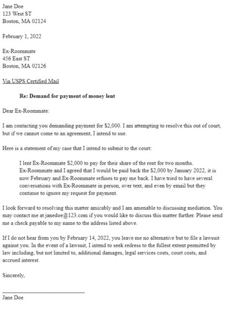 Can someone sue me if I owe them money but there was no contract?