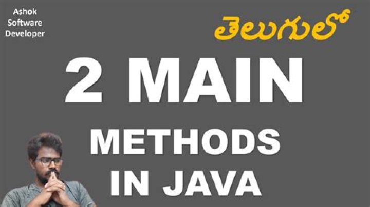 Can we have 2 main methods in Java?