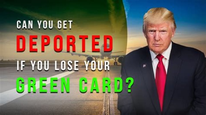 Can you be deported because of an expired green card?