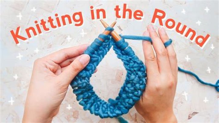 Can you convert knit in the round with straight needles?