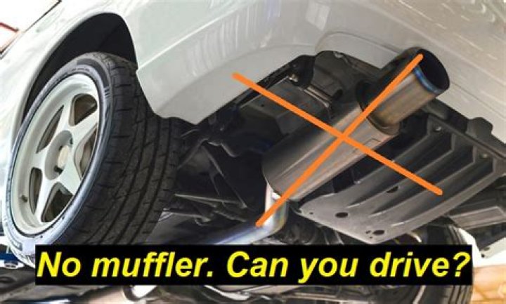 Can you drive without a muffler?