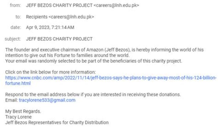 Can you email Jeff Bezos directly?