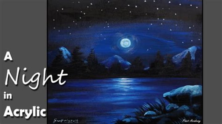 Can you paint at night?