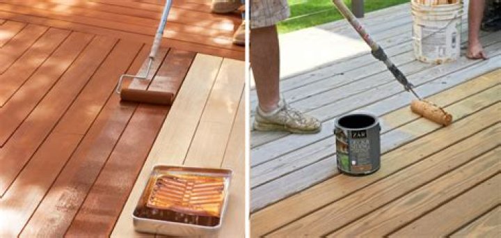 Can you stain a deck with a roller?