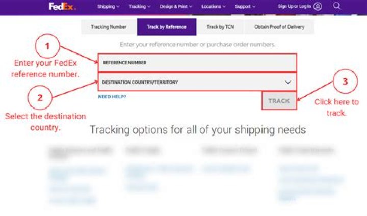 Can you track a FedEx package by name and address?