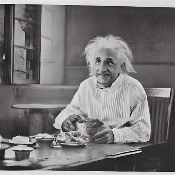 Did Albert Einstein eat breakfast?