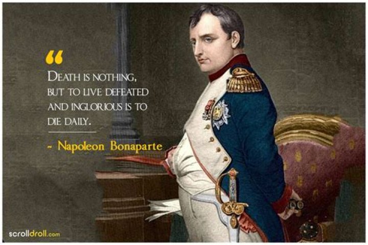 Did Napoleon say a picture is worth a thousand words?