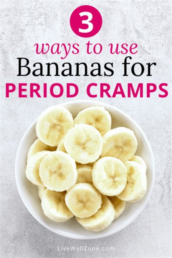 Do bananas help with period cramps?