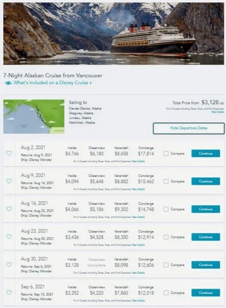 Do cruises get cheaper closer to sailing date?