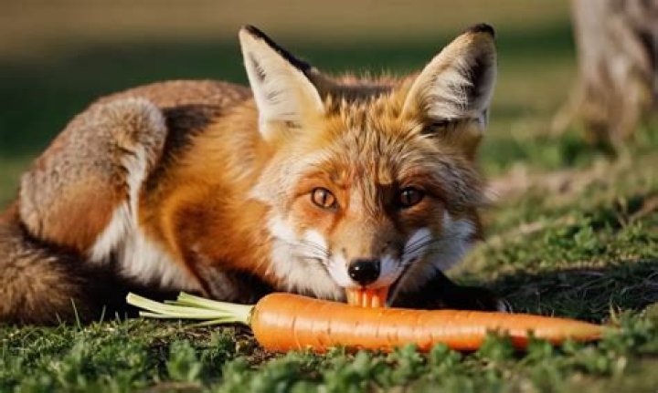 Do foxes eat carrots?
