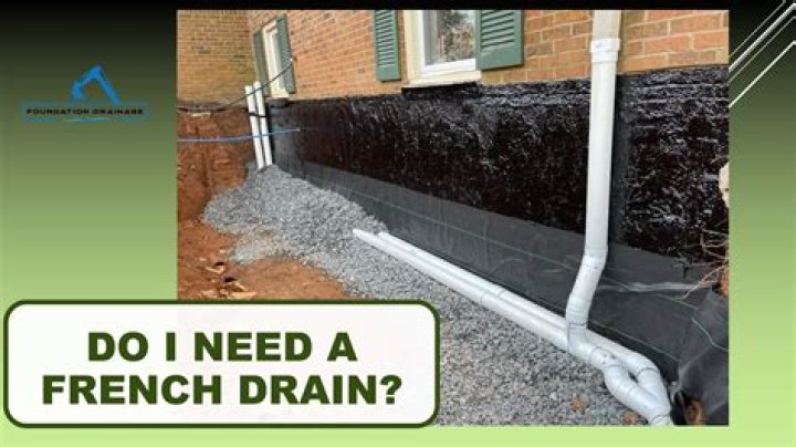 Do french drains need to be sloped?
