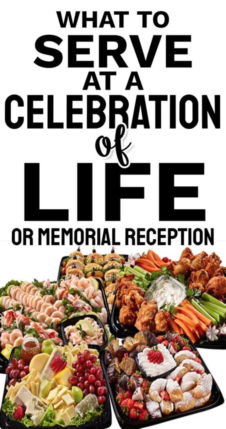 Do you have cake at a celebration of life?