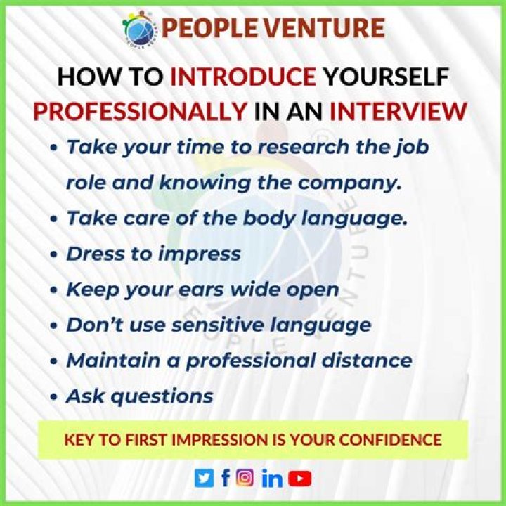 Do you introduce yourself in an interview?