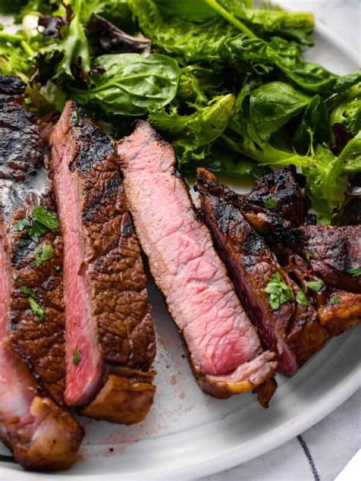 Do you rinse off steak marinade?