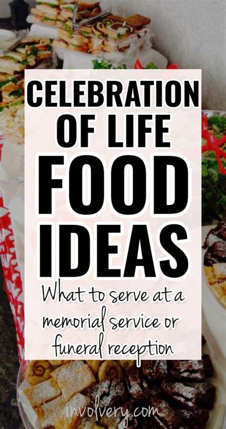 Do you serve food at a celebration of life?