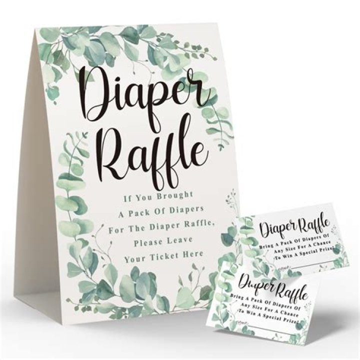 Do you wrap diapers for diaper raffle?