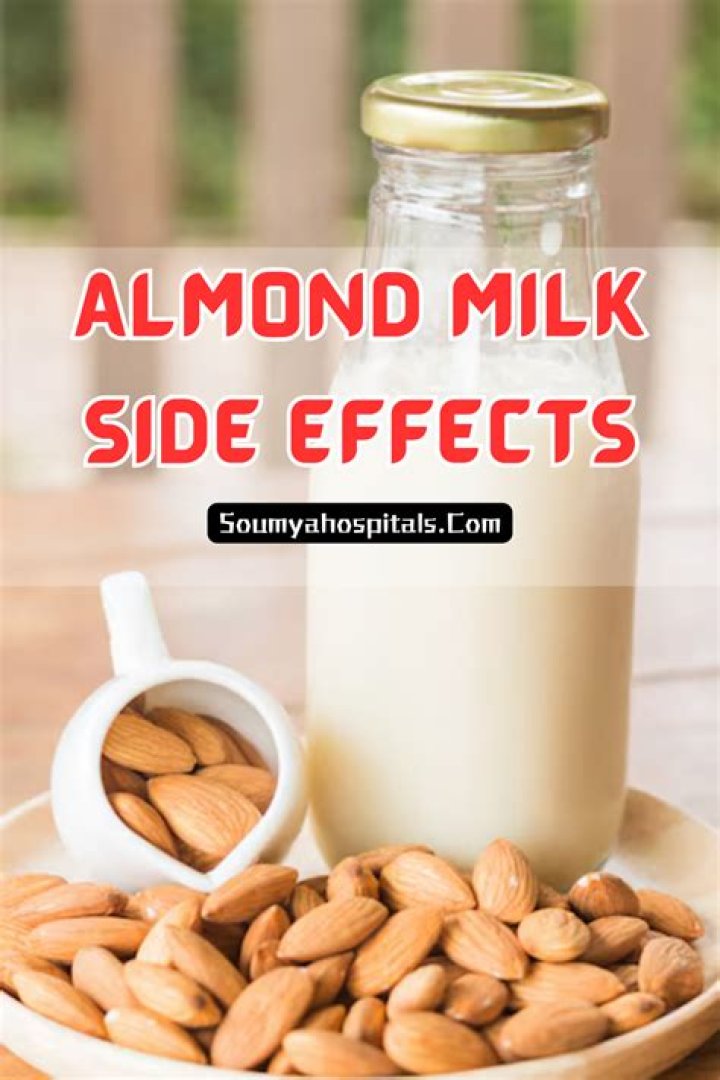 Does almond milk have side effects?