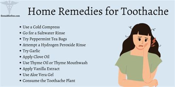 Does applying pressure help toothache?