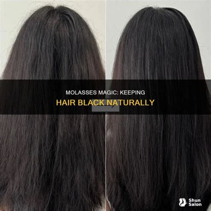 Does black molasses help with gray hair?