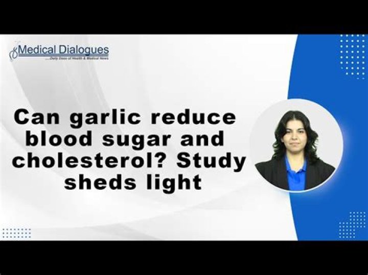 Does garlic lower blood sugar?