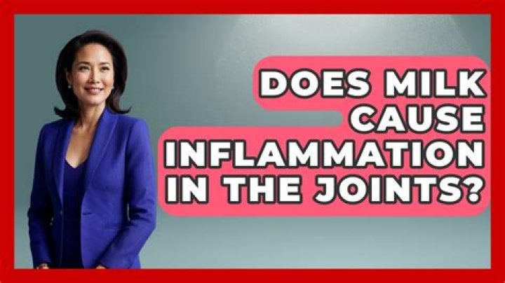 Does milk cause inflammation in the joints?