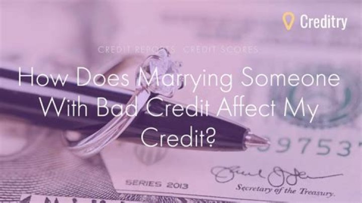 Does my bad credit affect my spouse?
