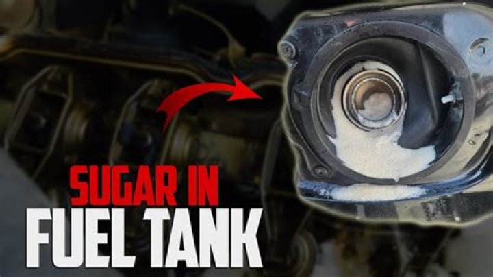 Does sugar in gas tank ruin engine?