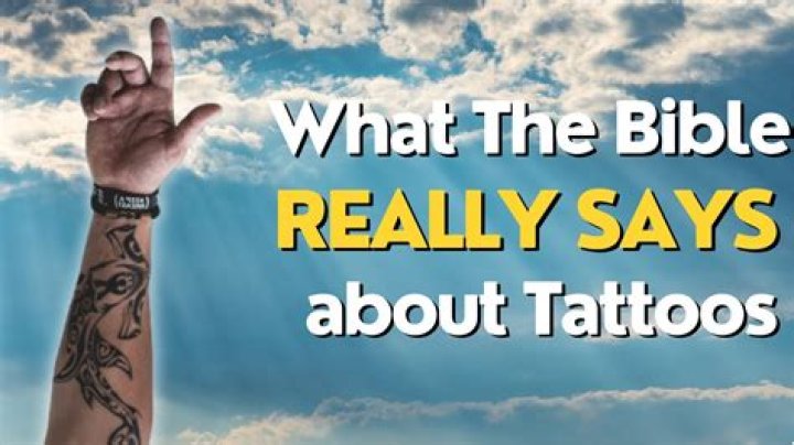 Does the Bible say anything about tattoos?