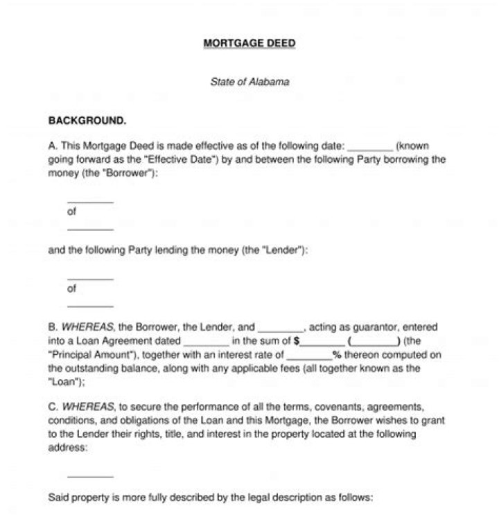 Does the mortgage hold the deed?