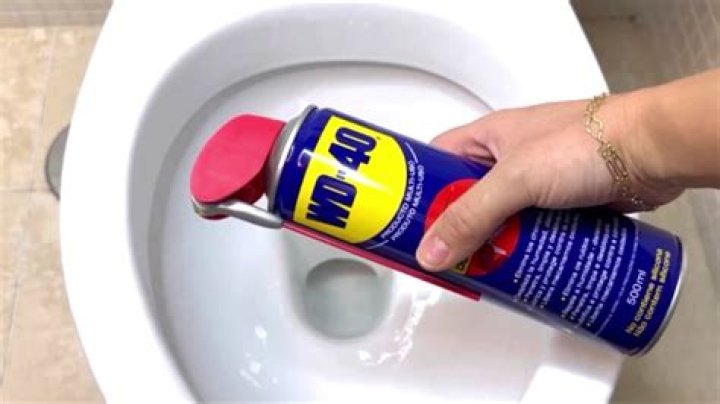 Does WD 40 clean toilet bowls?