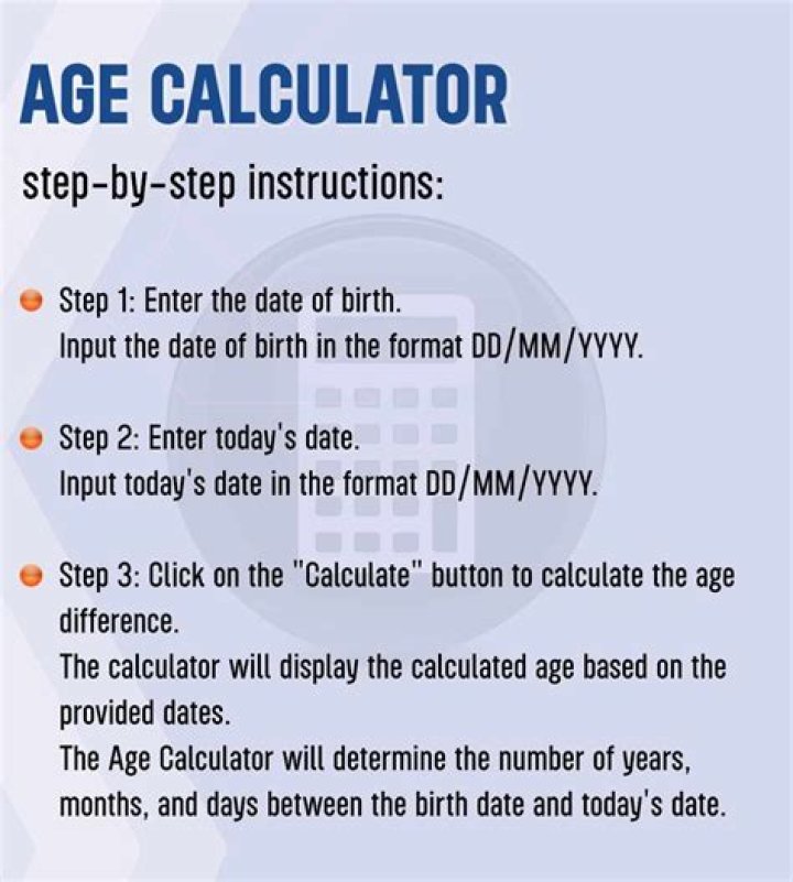 How can I calculate my age?