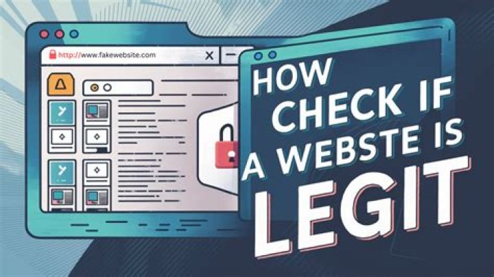 How can I check a website is legitimate?