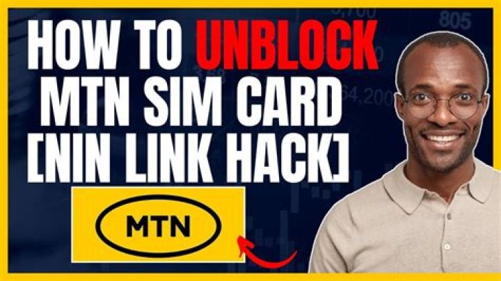 How can I link my MTN NIN after blocking?