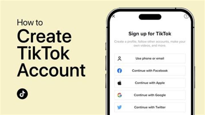 How can I make a TikTok account without a phone number?