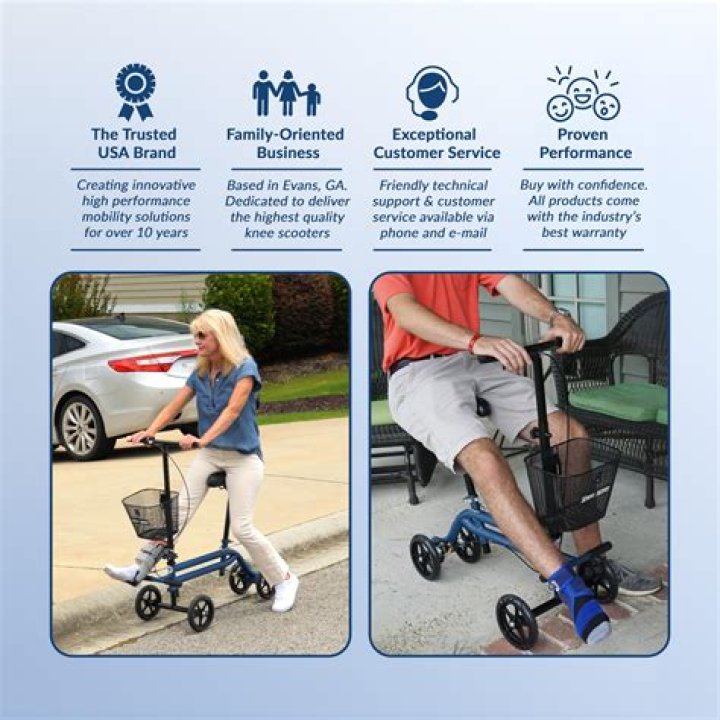 How can I make my knee scooter more comfortable?