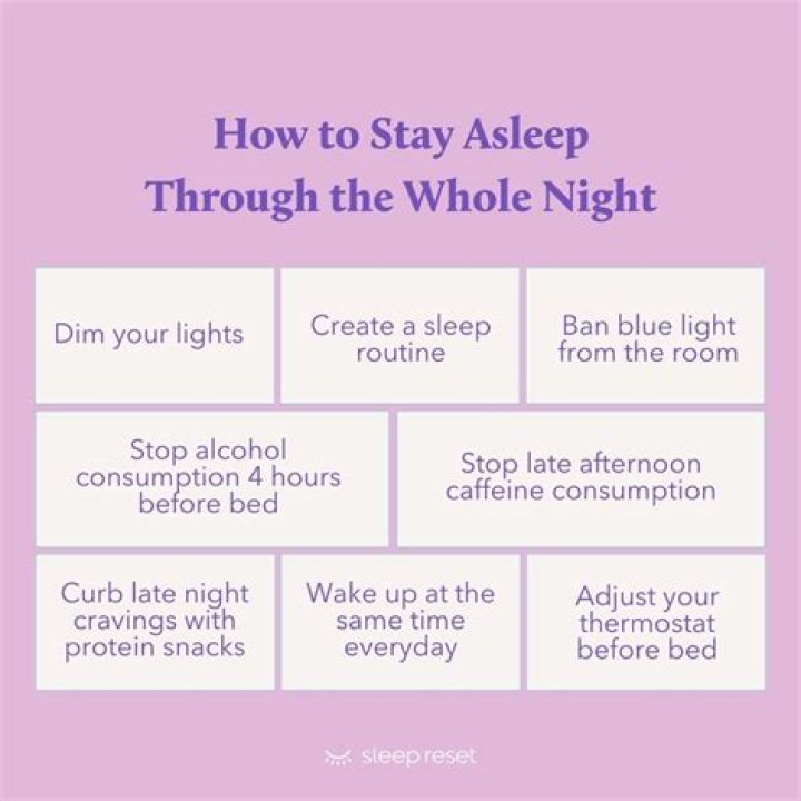 How can I stop waking up in the middle of the night?