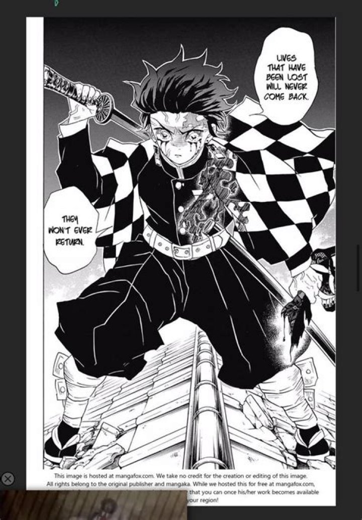 How did Tanjiro lose his eye?
