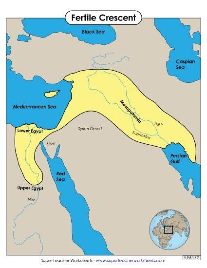 How did the geography of the Fertile Crescent impact the life of the Sumerians?