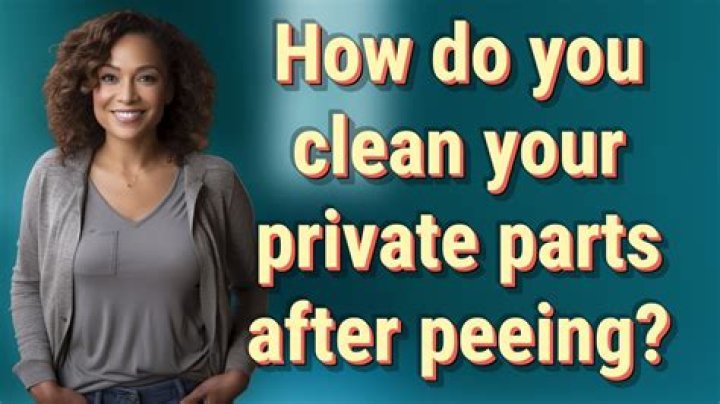 How do guys clean their private area after peeing?